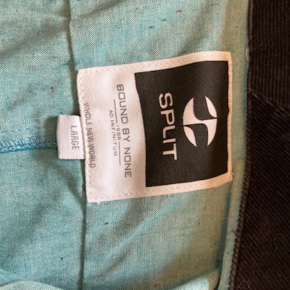 Split Bound By Name. Aqua - Button Up Men's Long Sleeve Shirt Wrinkle Free - Picture 5 of 10